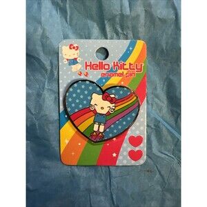 Loungefly Hello Kitty Sanrio Enamel Pin Rainbow NEW 2007